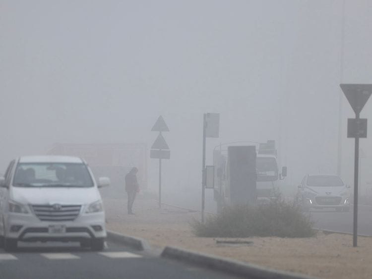 Dubai fog