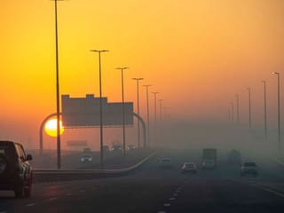 See photos: Visibility drops as dense fog is back in the UAE
