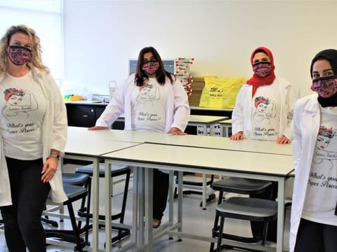 At GEMS International School (GIS), the science team is made up of women teachers only.