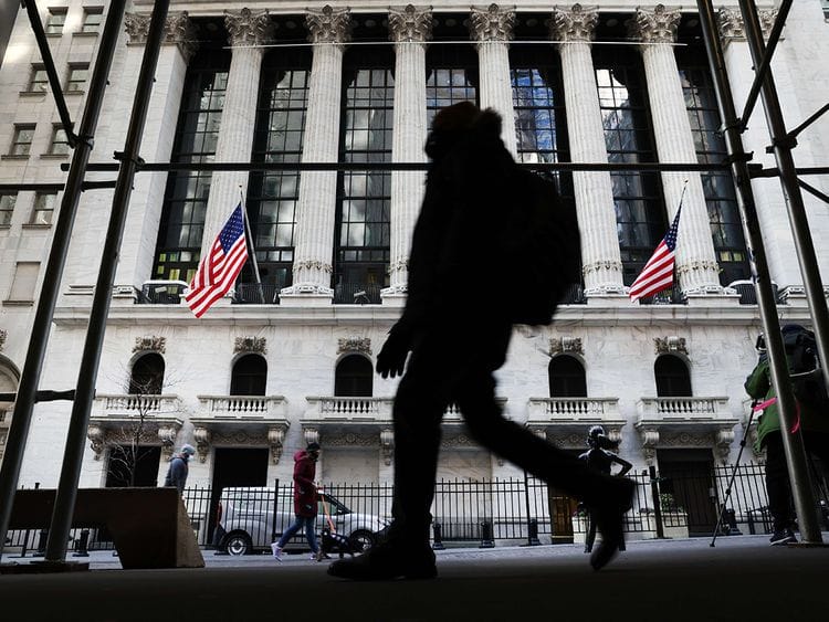 Stock NYSE trading Wall street