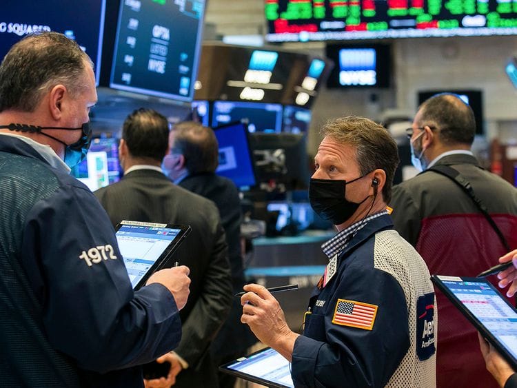 Stock NYSE trading Wall street