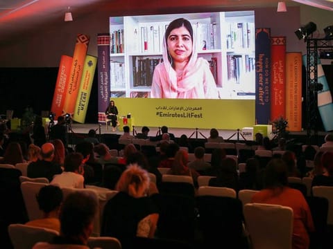 Nobel Prize winner Malala Yousafzai was one of the leading speakers at the Emirates Airlines Literature Festival which concluded on Saturday in Dubai. 