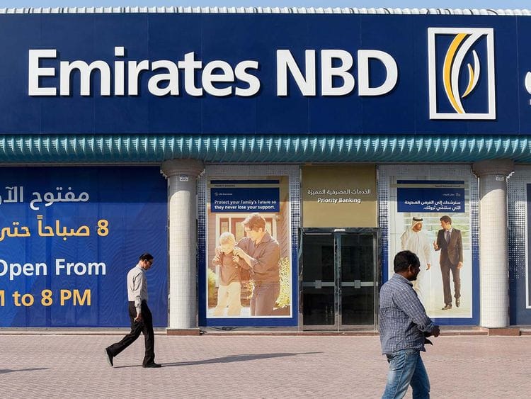 Stock Emirates NBD bank