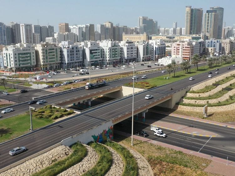 Stock Abu Dhabi city