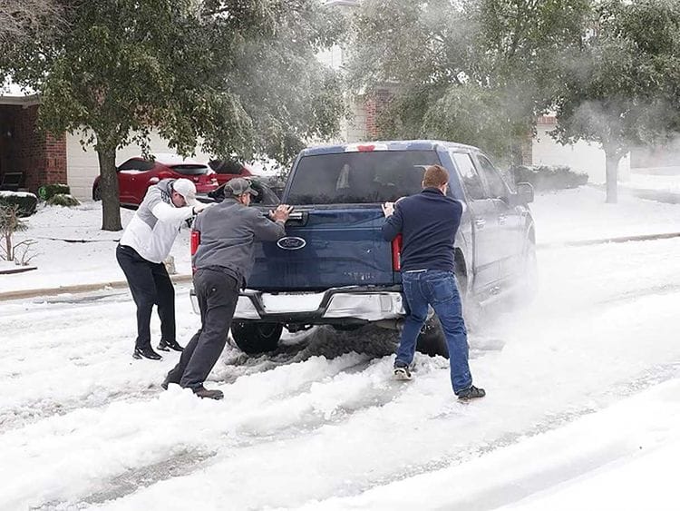US  STORM ICE SNOW TEXAS