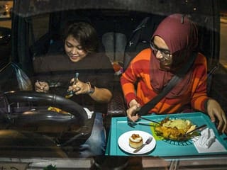 Meals on wheels: Lockdown-weary Malaysians get appetite for drive-in dining