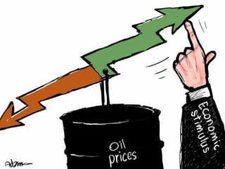 Cartoon: Oil prices vs economic stimulus