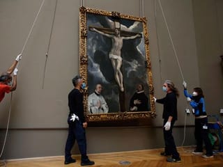 Photos: With no crowds, France's Louvre gets rare chance to refurbish 