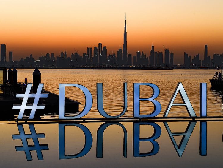 Stock Dubai Skyline