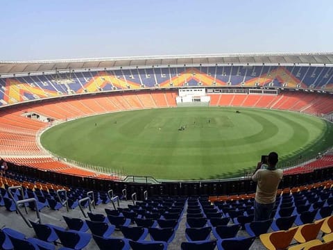 With the world's largest stadium (Narendra Modi Stadium) (pictured) as the team's home, the team's name echoes the ambitious spirit of Gujarat.