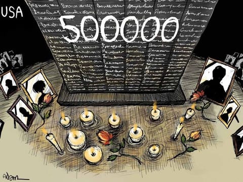 There have been more than half a million Covid-related deaths in the US 