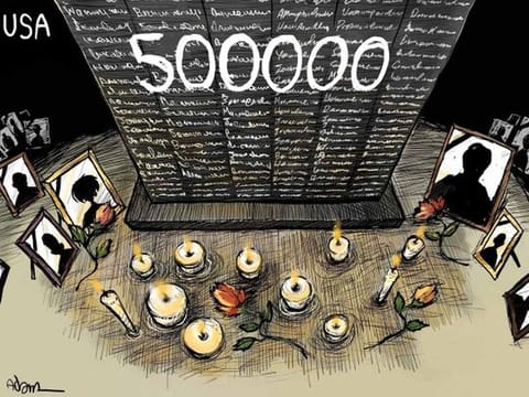 There have been more than half a million Covid-related deaths in the US 