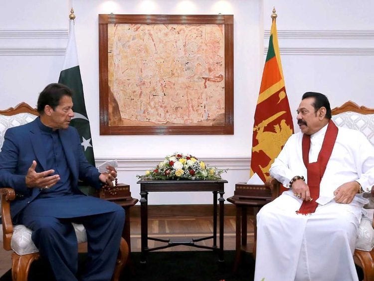 Imran Khan Mahinda Rajapakse Pakistan Sri Lanka