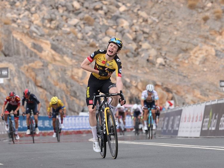 Jonas Vingegaard wins Stage 5 of the UAE Tour at Jebel Jais