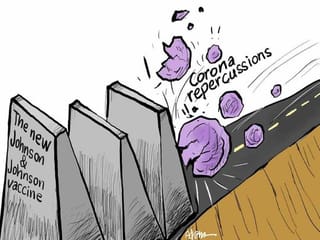Cartoon: Johnson & Johnson comes out with single-shot COVID-19 vaccine