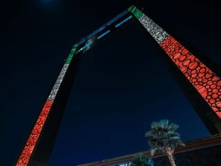 Photos: Dubai landmarks light up in flag colours to mark 60th Kuwait National Day