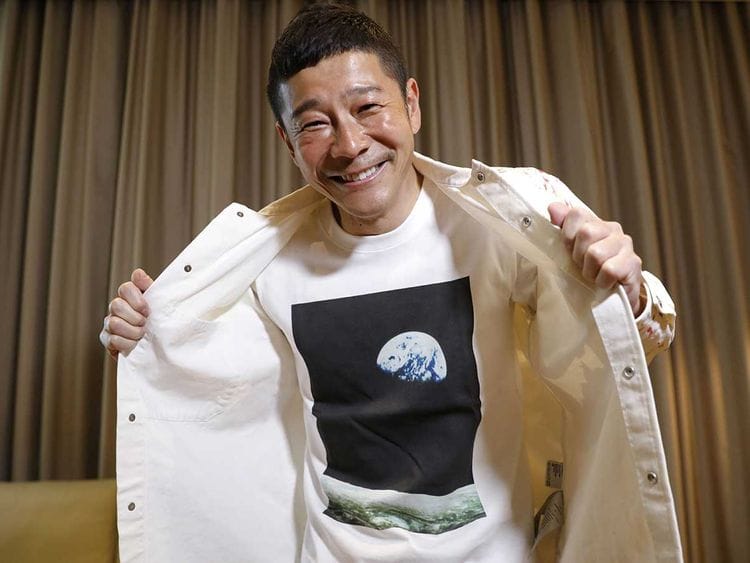 Japanese billionaire Yusaku Maezawa