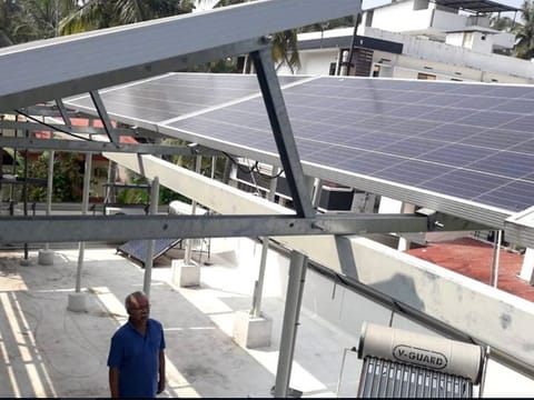 Renewable energy installations have been hit by disruptions in equipment supply in recent months, due to heavy import duties on solar equipment. Picture for illustrative purposes.