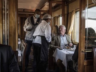 Escape from COVID-19: South Africa's luxury 'Blue Train'
