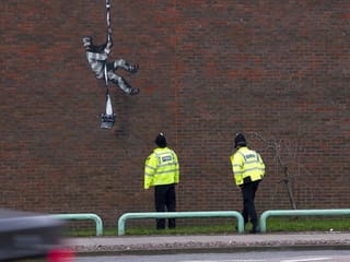 Banksy confirms he’s behind artwork on prison that housed writer Oscar Wilde