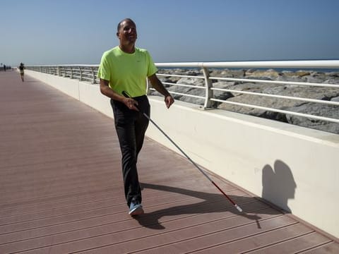 Richard H. Bernstein, American lawyer and Michigan Supreme Court Justice, after an interview with Gulf News at Palm Jumeirah in Dubai.
