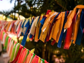 Photos: In Florida yard, a ribbon flutters for every COVID-19 death