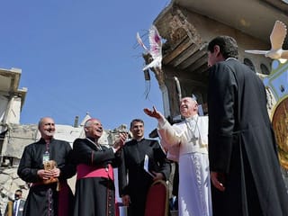 Pope Francis in Iraq: Pope visits Mosul, former HQ of Daesh