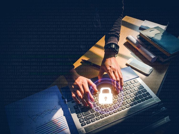 Stock cyber crime hacking