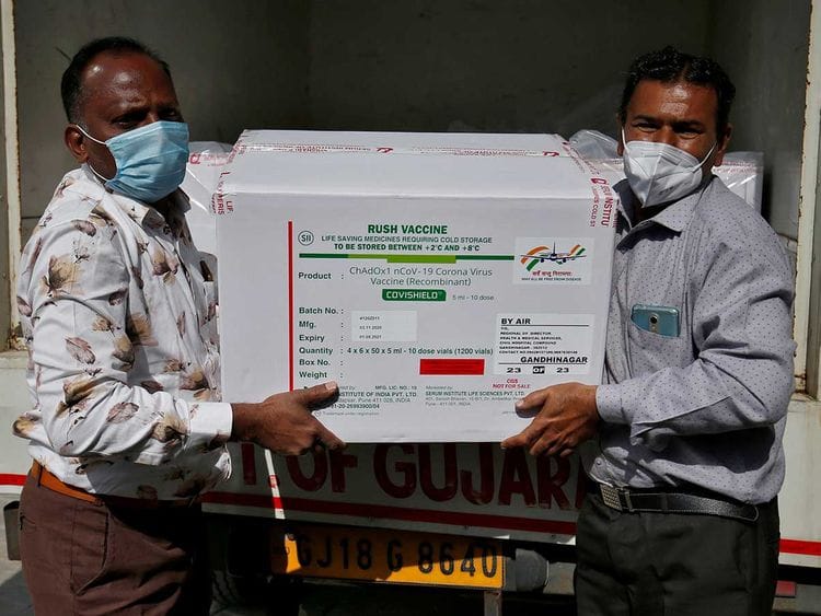 India vaccine AstraZeneca's COVISHIELD