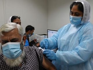 
Photos: Pakistan begins COVID-19 vaccination of senior citizens
