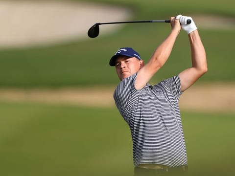 Jeff Winther leads the Qatar Masters