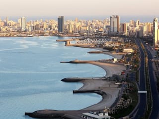 A view of the Kuwait city skyline.