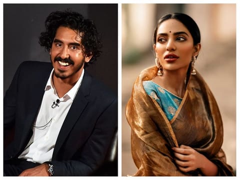 Dev Patel and Sobhita Dhulipala