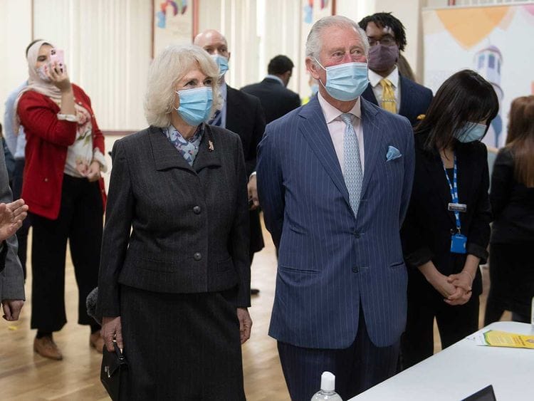 Britain's Prince Charles and Camilla, Duchess of Cornwall