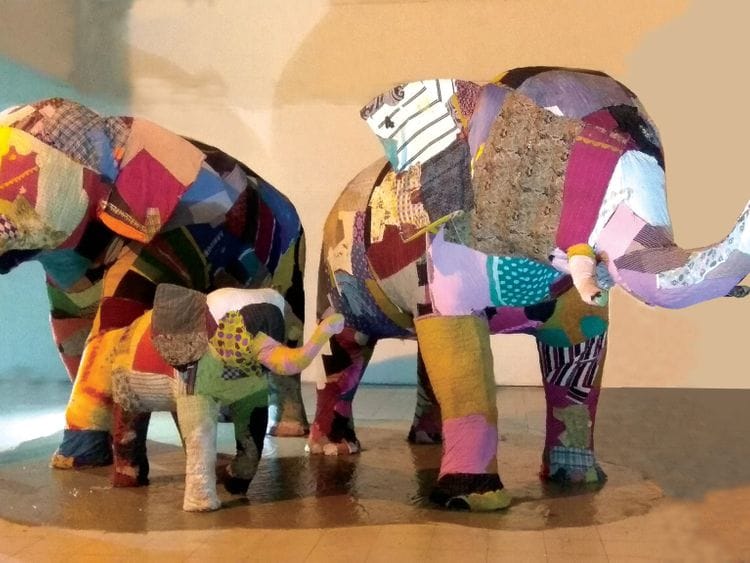 Elephant in the Room presented at the Asian Art Biennale Bangladesh 2018-1615973915982