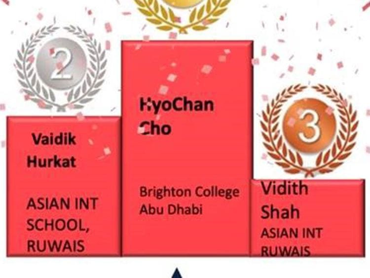 Maths winners