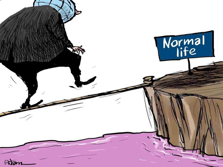 COVID: Normal life disrupted