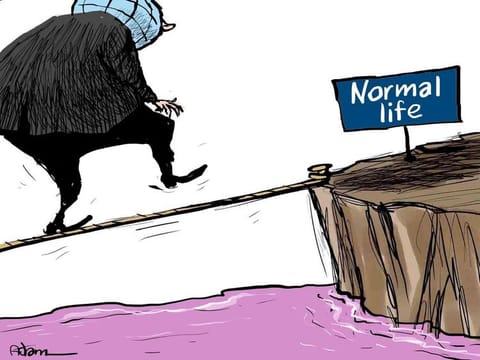 COVID: Normal life disrupted