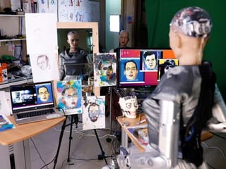Photos: NFT digital artwork by humanoid robot Sophia up for auction