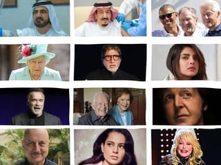 Rulers, King, Queen, 2 popes, ex-presidents, public figures who have received the COVID-19 vaccine 