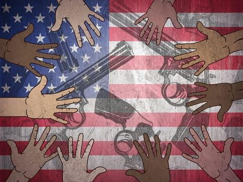 The gun death rate in the US is much higher than in most other nations 