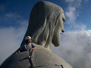 In Pictures: Restoring Brazil's iconic Christ the Redeemer statue
