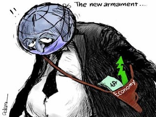 Toon: World battles COVID-19 related economic downturn 