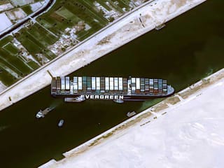 Photos: Egypt races to dislodge giant vessel Ever Given blocking Suez Canal