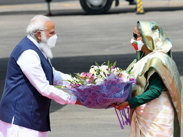 Modi bangladesh Sheikh Hasina