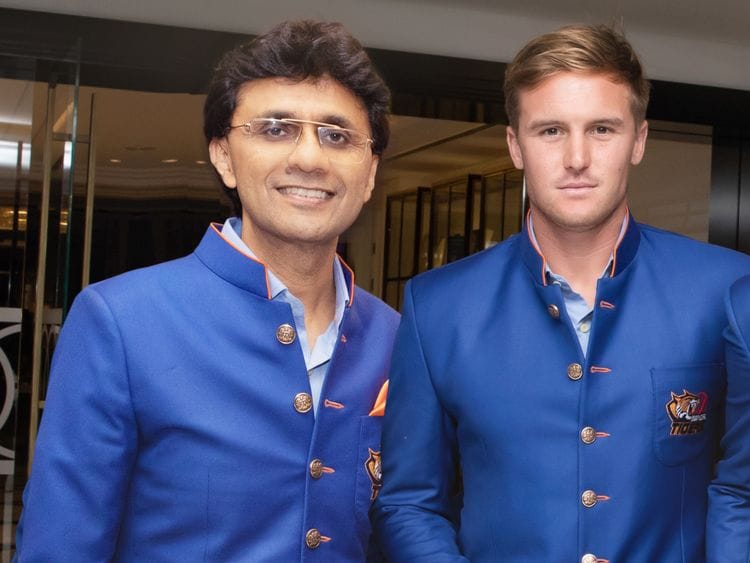 Anis Sajan with Jason Roy