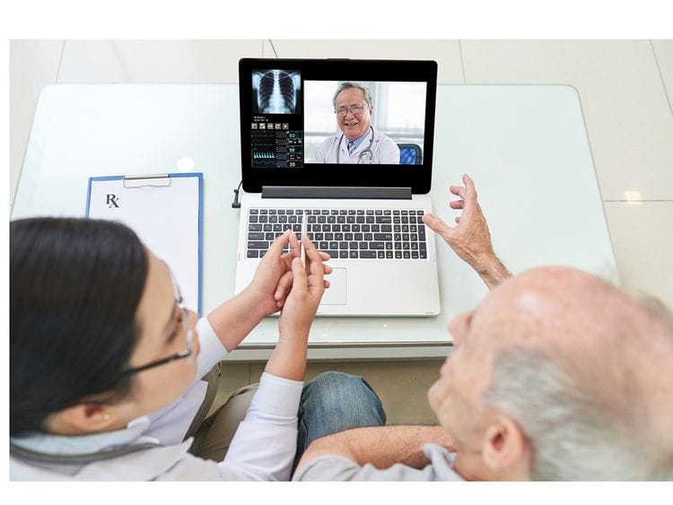 The International Telemedicine Service is a crucial tool for delivering care through remote consultation.