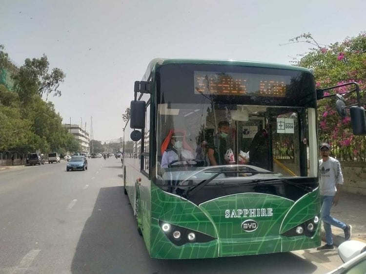 Karachi Pakistan electric bus 