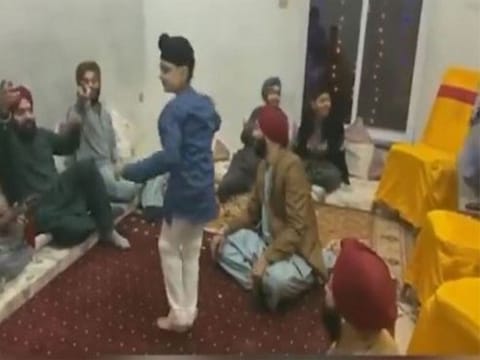 screen grab from video instagrammed by The Express Tribune