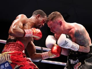 In photos: Jamel Herring shows class over Carl Frampton in Dubai boxing title fight
